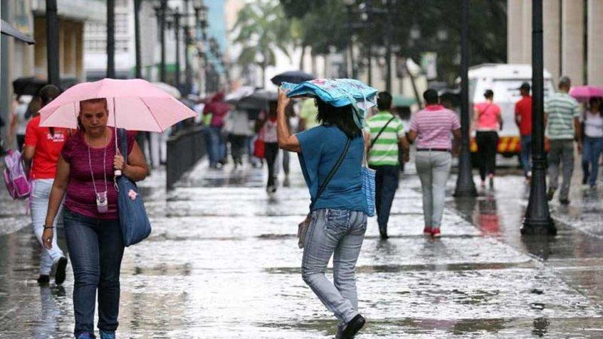 Inameh prevé este martes lluvias de intensidad variable en gran parte del país